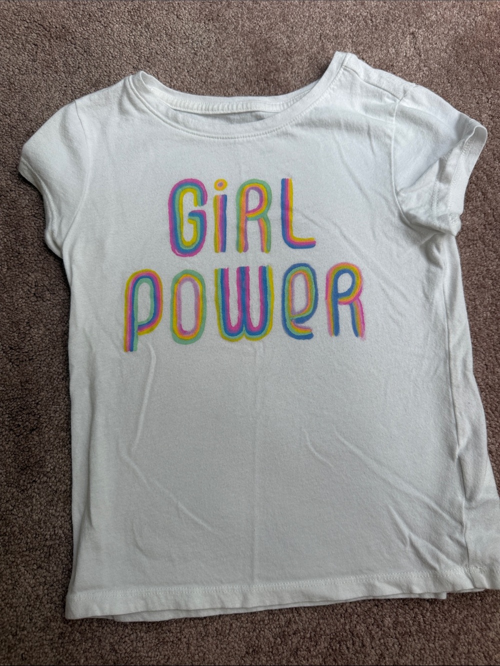 Girl’s Gap Power Graphic Tee - White